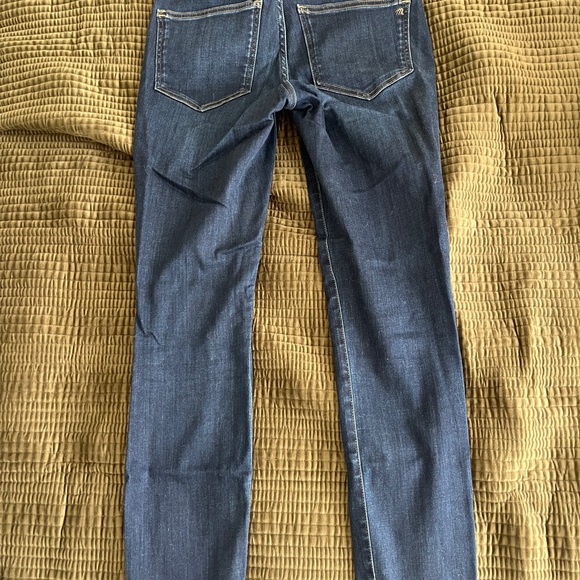 Madewell Dark Blue Women's Curvy High Rise Jeans - Picture 4 of 5